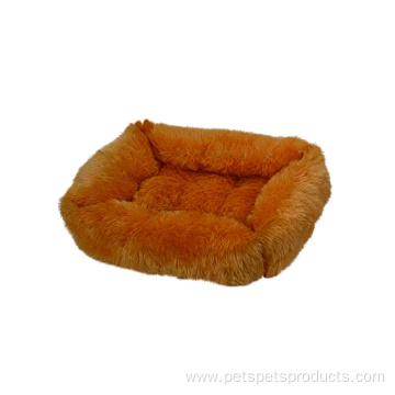 Luxury Bed Long Plush Pet Bed Dog Pillow